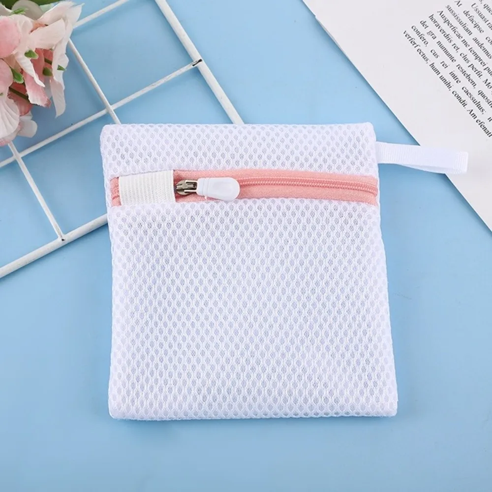 Mini Small Mesh Laundry Bag Mesh Single-Layer Scent Beads Special Bags Zipper Polyester Laundry Pods Washing Pouch view 2