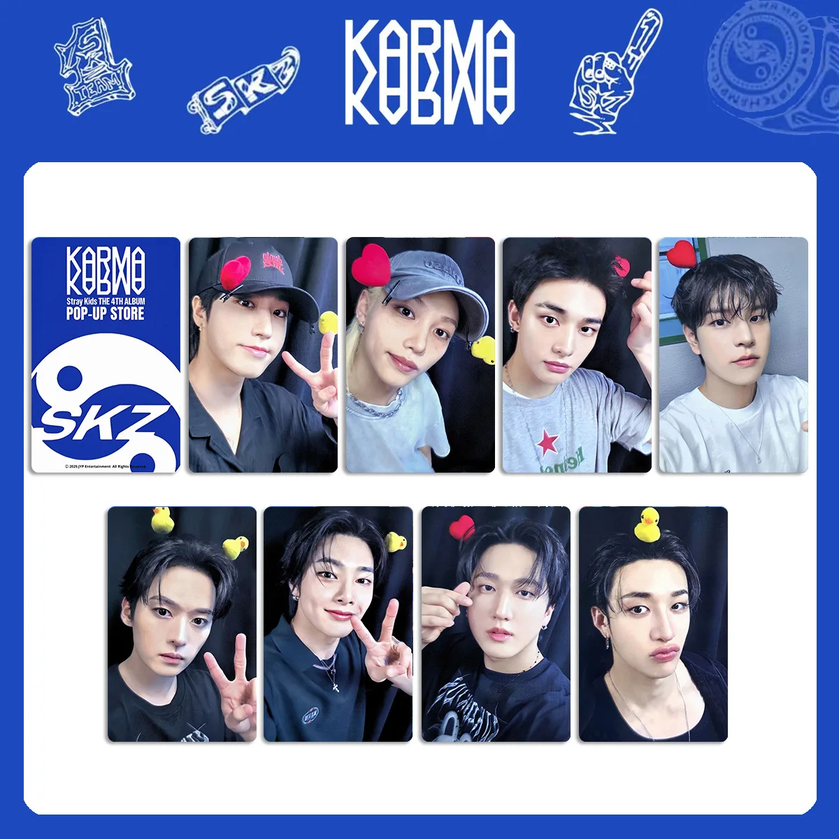Album SKZOO BARU KARMA kartu kecil edisi terbatas kartu album HOORAY kartu kecil spesial SKZ hadiah Natal