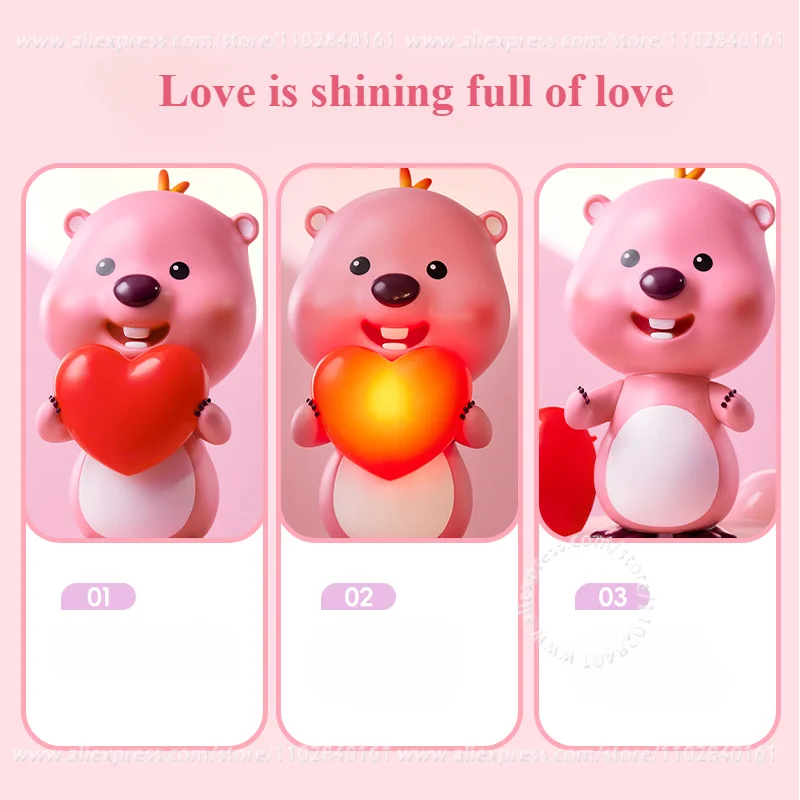 MINISO Loopy Series Figures Hold You in The Palm of Your Hand Model Childrens Toy Birthday Gift Valentine's Day Present Ornament