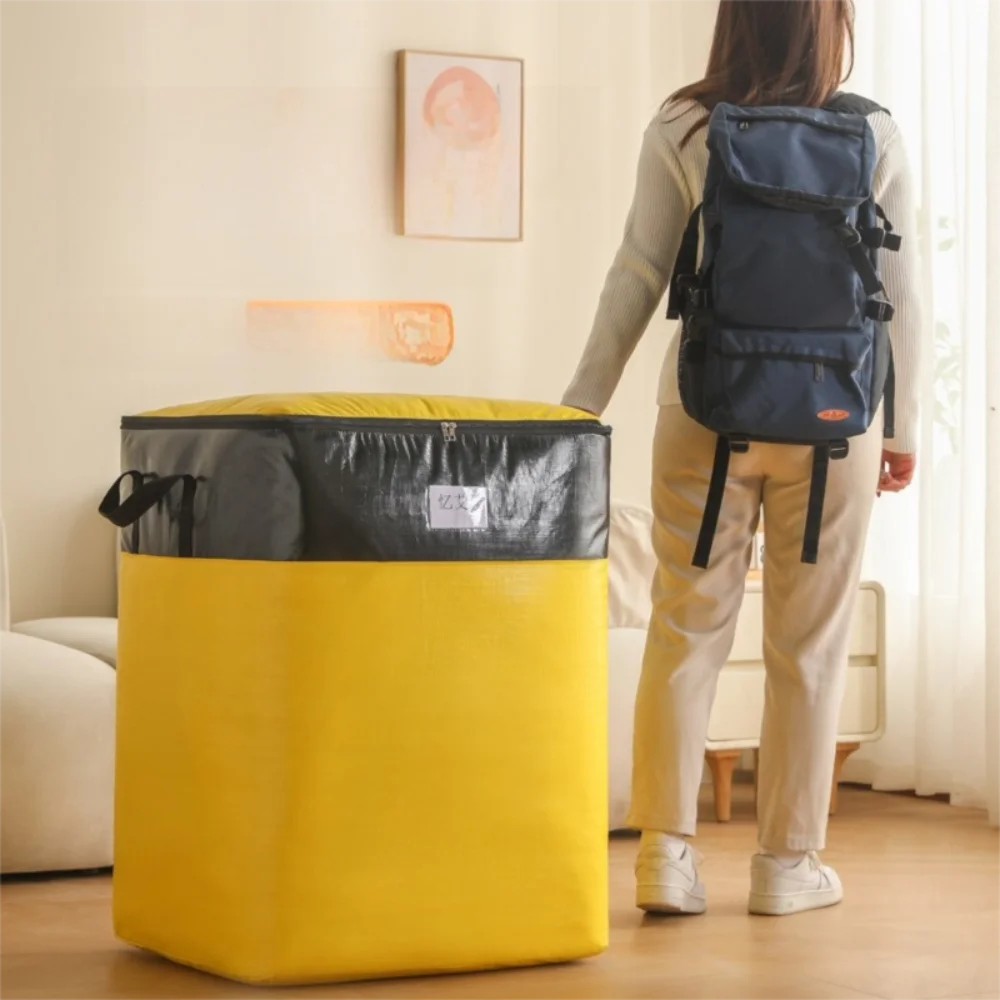 Large Capacity Moving Package Bag Durable Multifunctional Luggage Packing Bag Dustproof Moisture-proof Clothes Quilt Storage Bag
