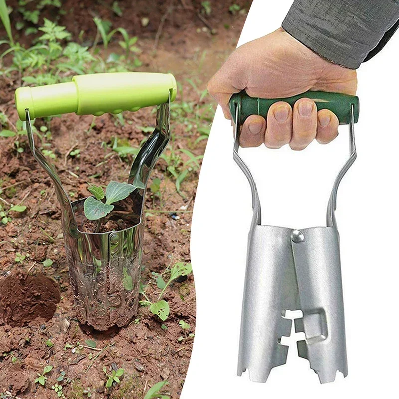 

Cylinder Planter Agricultural Seedling Tube Transplanter Garden Seed Disseminators Handheld Planting Machine Garden Bulb Planter