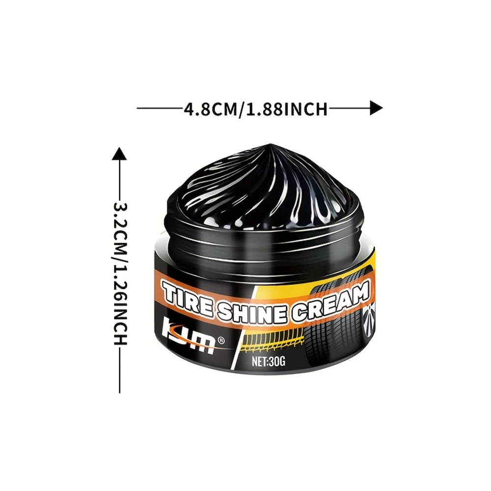 Car Tire Wax, Long-Lasting Tire Shine Enhancer, Blackening & Durable Tire Gloss Restorer, Anti-Aging Maintenance Coating, Enduri