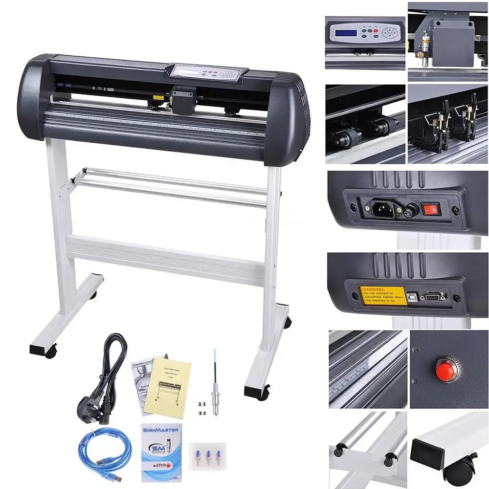 SK-720 28 Inches Vinyl Cutter Plotter Artcut Sticker Cutting With Signmaster Software For T Shirt Fabric Printing