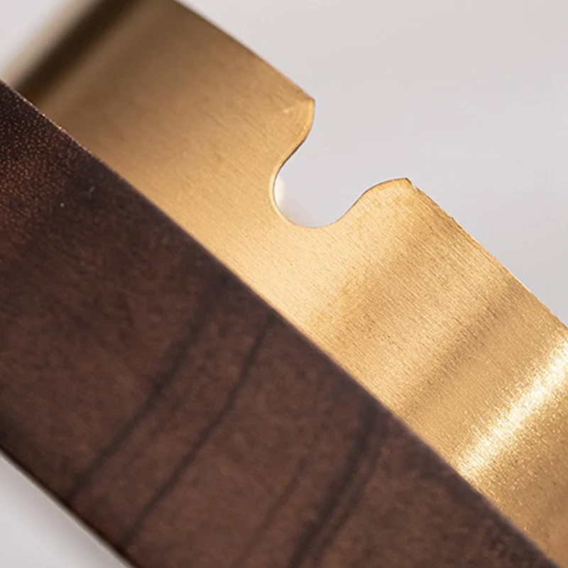 منفضة سجائر من خشب الجوز مع أغطية منفضة سجائر خشبية مقاومة للرياح حامل رماد محمول لمكتب سطح المكتب المدخنين، هدية للرجال (أسود) #5