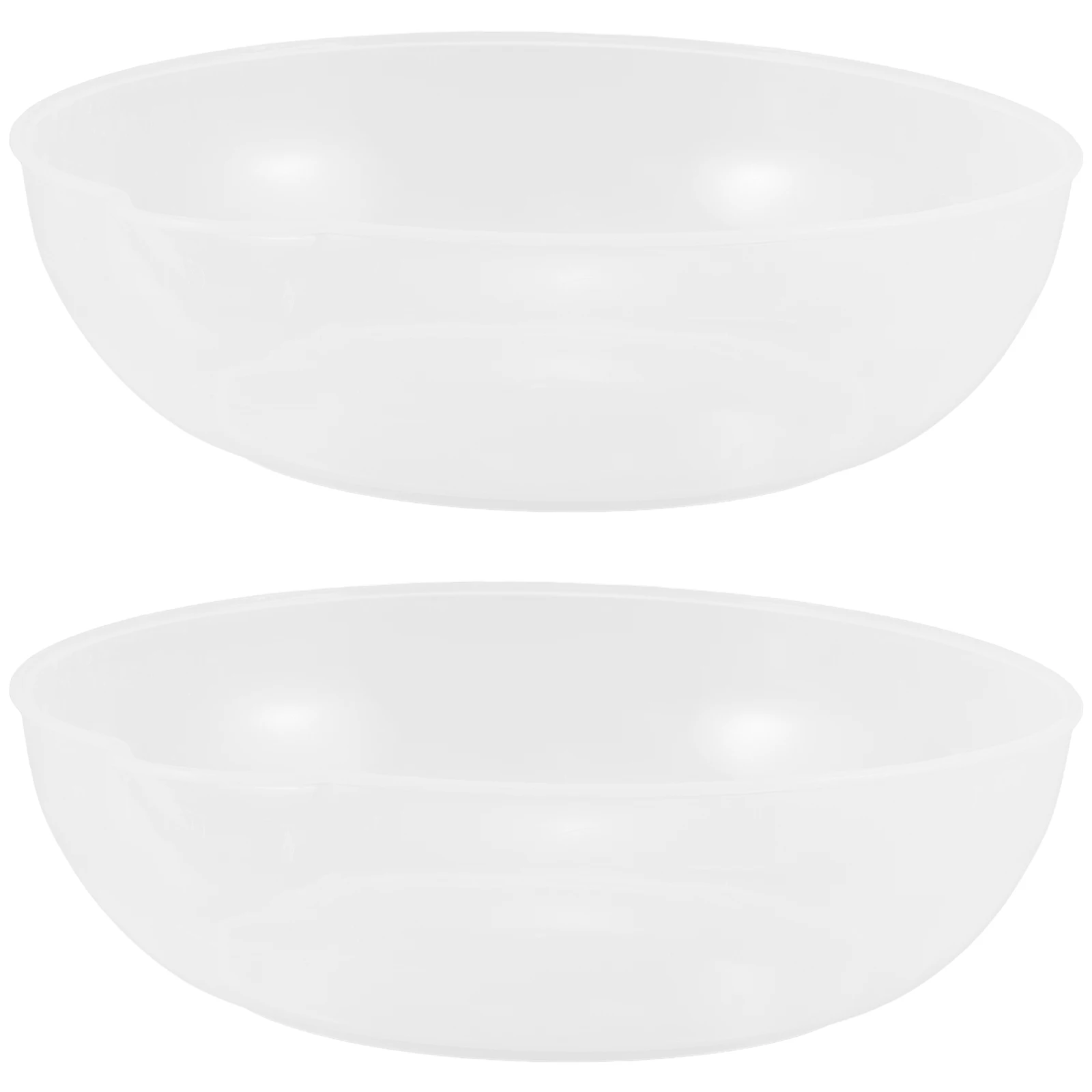 2Pcs Kitchen Scale Tray Plastic Large Capacity Food Measuring Scales Accessories Household Weighing Pan