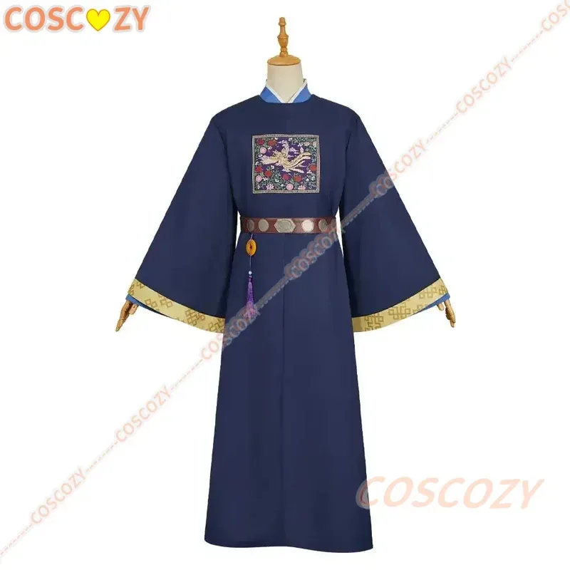 Anime The Apothecary Diaries Jinshi Cosplay disfraz peluca bata azul oficiales uniforme sombreros pelo Kusuriya No Hitorigoto niño hombres