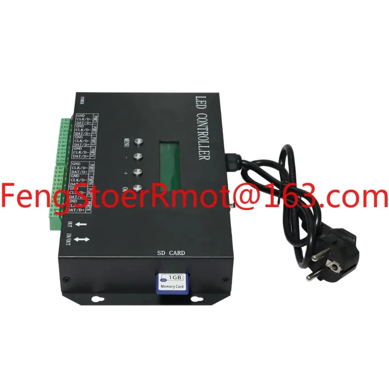 8-Port ART-NET protocol compatible DMX controller, supports RGBW8096 pixels, 500m remote control distance,