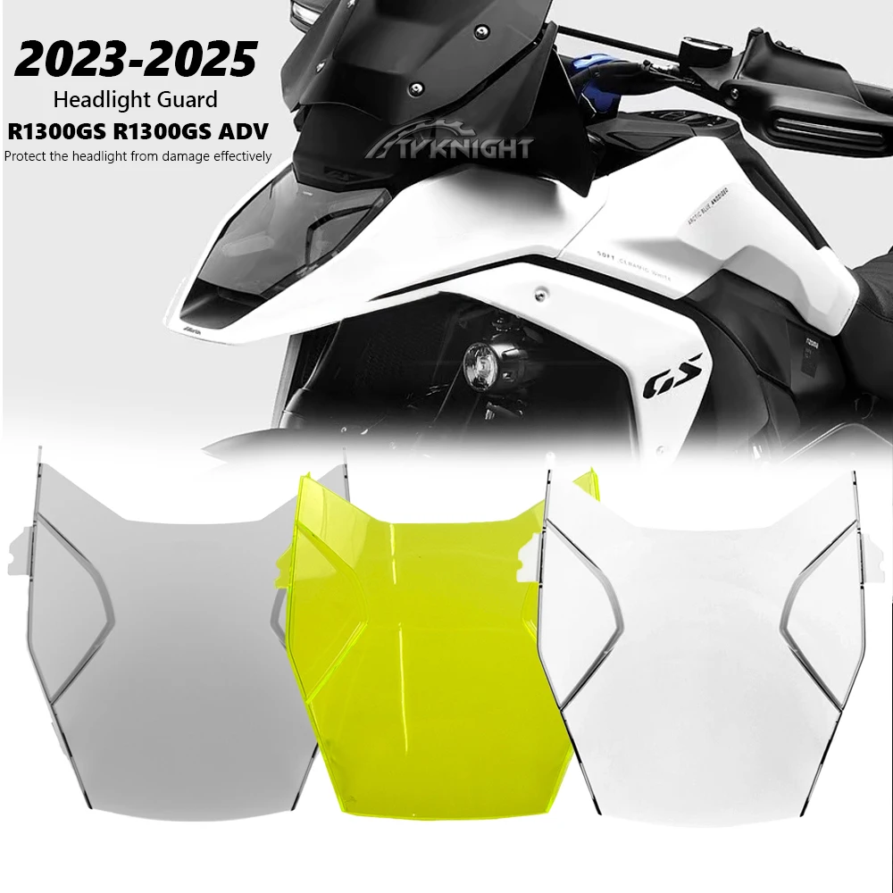 

Para BMW R1300GS 2024-2025 nuevos accesorios de motocicleta Protector de faros cubierta de luz Protector ahumado transparente