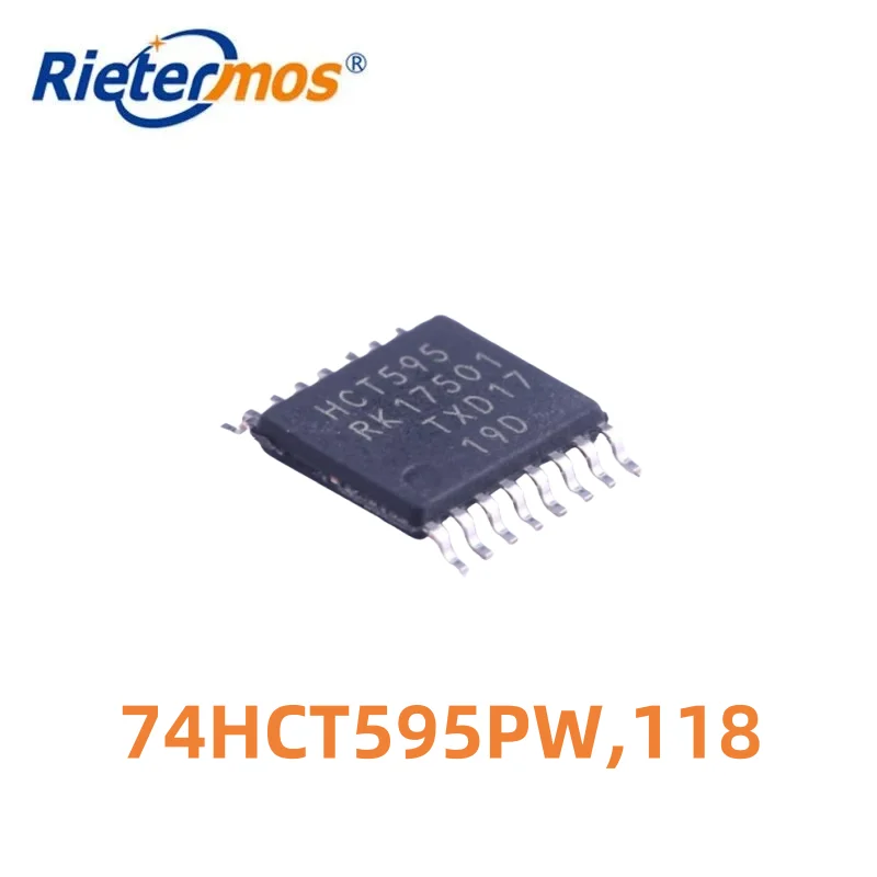 100-個-74hct595pw、118-74hct595-8-ビットシフトレジスタ-soic-16-オリジナル新在庫