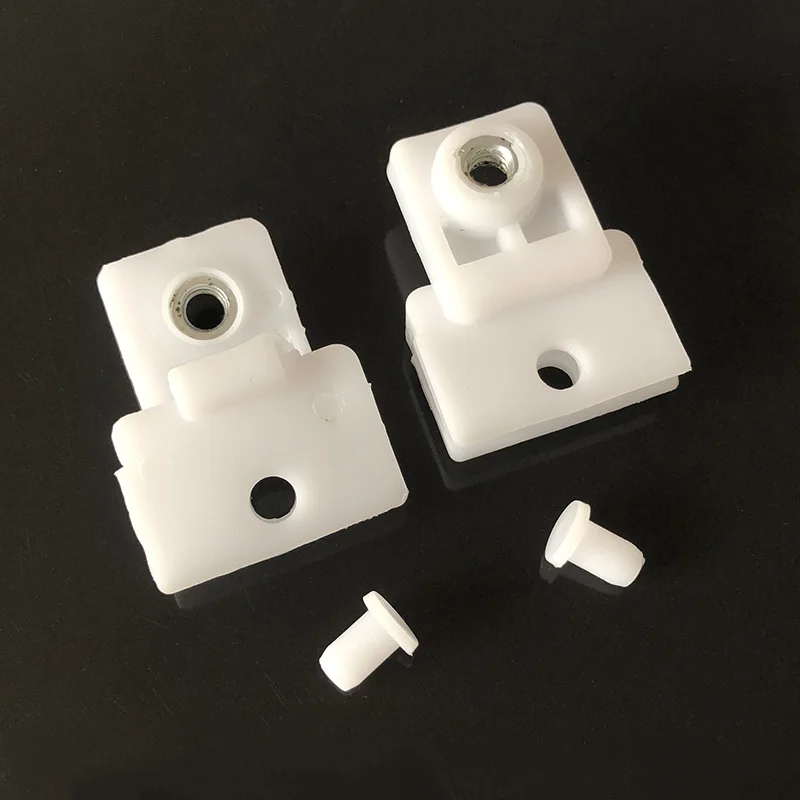 2Pcs Auto Window Glass Holder Base Fixing Clips For Isuzu Pickup Plastic Rivets