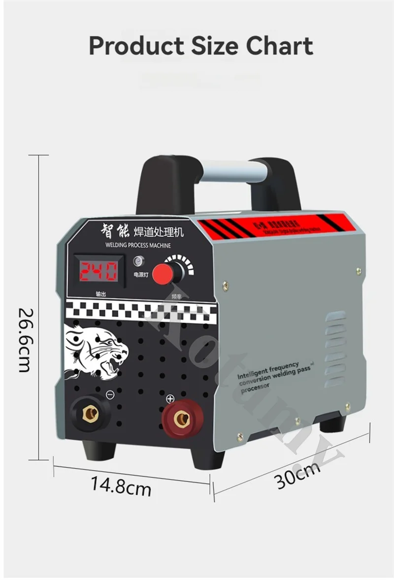 220V prosesor manik-manik las baja tahan karat Argon Arc mesin pembersih Las titik las mesin pemoles elektrolit 1000W