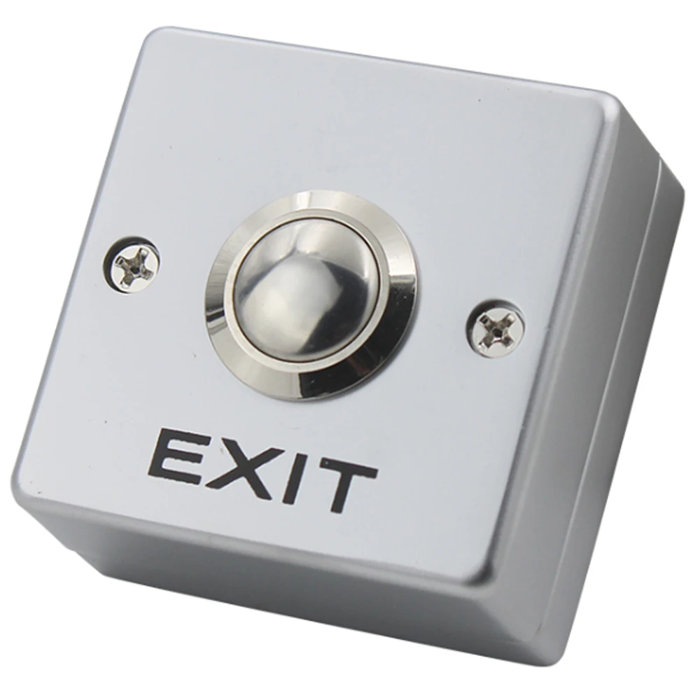 Z30 Z53 Zinc Alloy Access Control Switch NO/COM Push Button Door Release Electric Lock opener Door Exit Button
