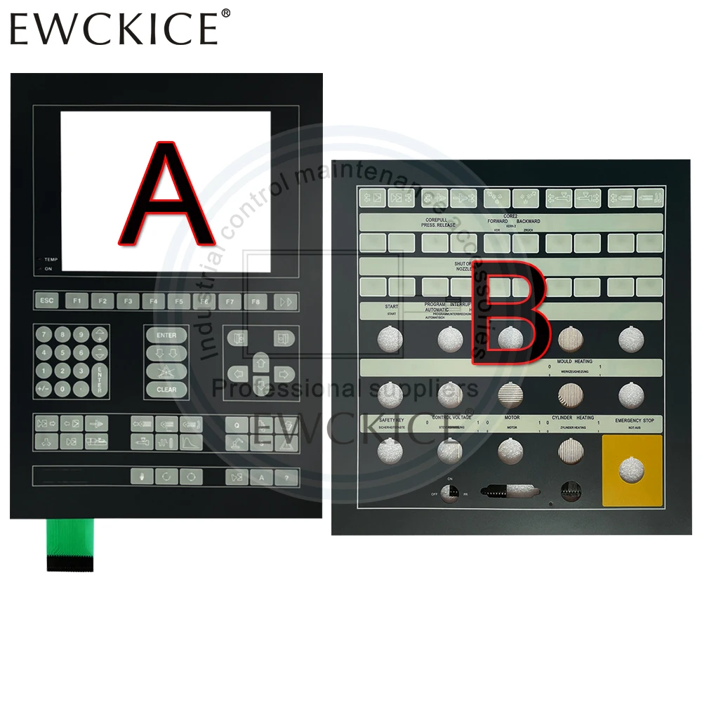 NEW VC 330H/80L HMI VC330H 80L PLC Membrane Switch keypad keyboard