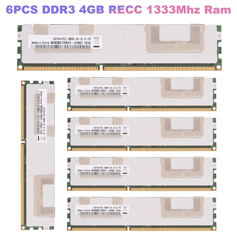 

Оперативная память 2RX4, 1333 в, 6 шт., DDR3, 4 Гб, RECC, 1,5 МГц, REG ECC, для материнской платы X79 X58