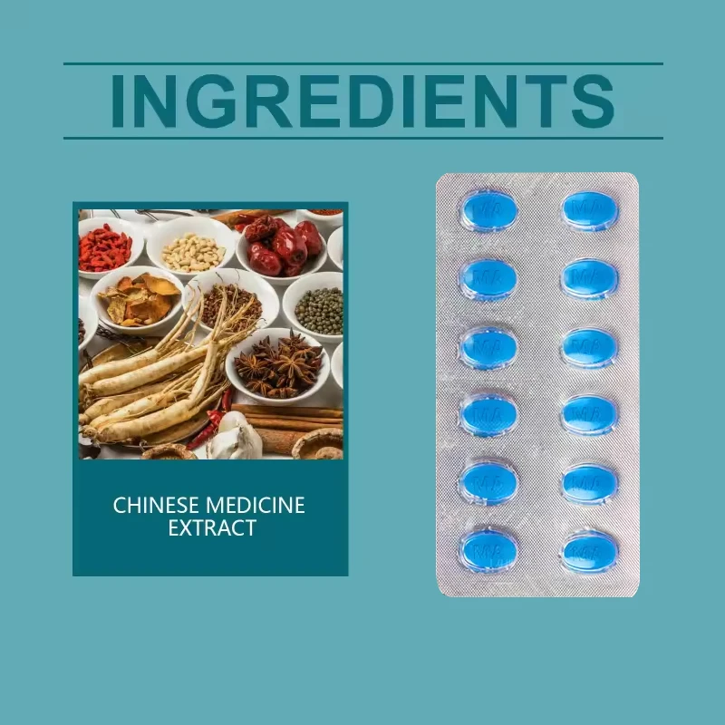 Male Blue Pills Health Supplement Energy Perfor mance Support Shilajit Ginseng Maca Ashwagandha Tablets