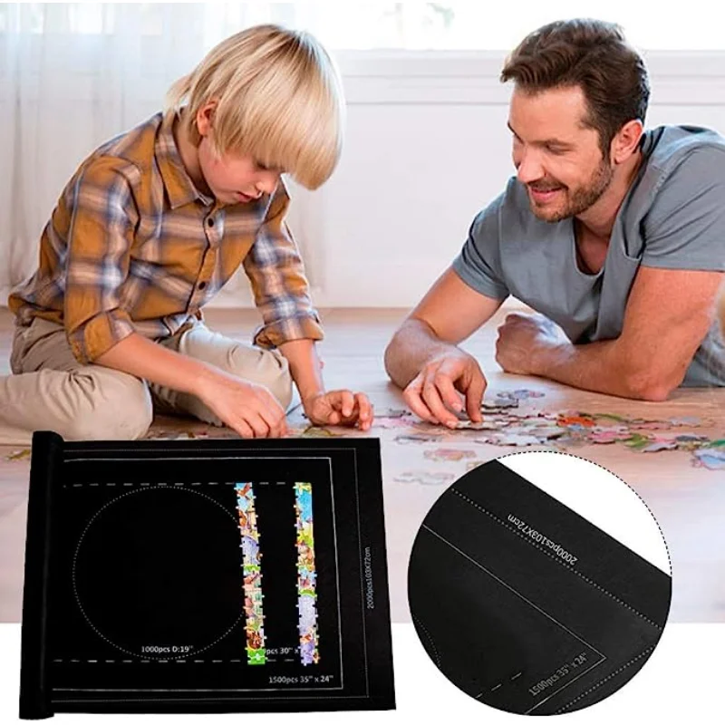 Puzzle Jigsaw zwijana mata Up - 2000 1500 sztuk wygaszacz dużych puzzli dla dorosłych dzieci, łatwy do przechowywania puzzli