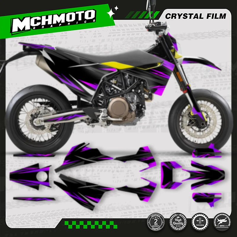 

MCHMFG for Husqvarna Decal 15-20 701 SUPERMOTO ENDURO 2015-2017 2018 2019 2020 Custom Team Graphics Decals Stickers Kit 004