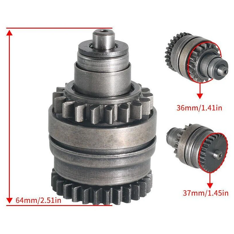 Moto Starter Drive Bendix per KTM 300 200 250 HBERG TE250 TE300 XC XC-W EXC EXC-E SIX 55140026000 55140026100 parti del motore