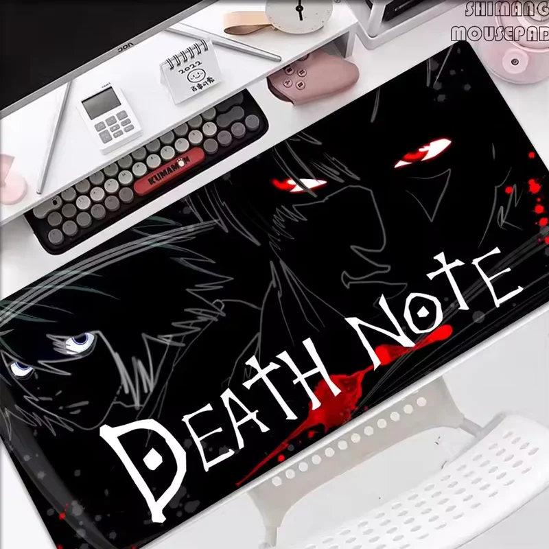 Death-Note Mousepad Pu leather INS Large Thickened Mouse Pad Oversized Gaming Keyboard Notebook Table Mat for PC Computer Table