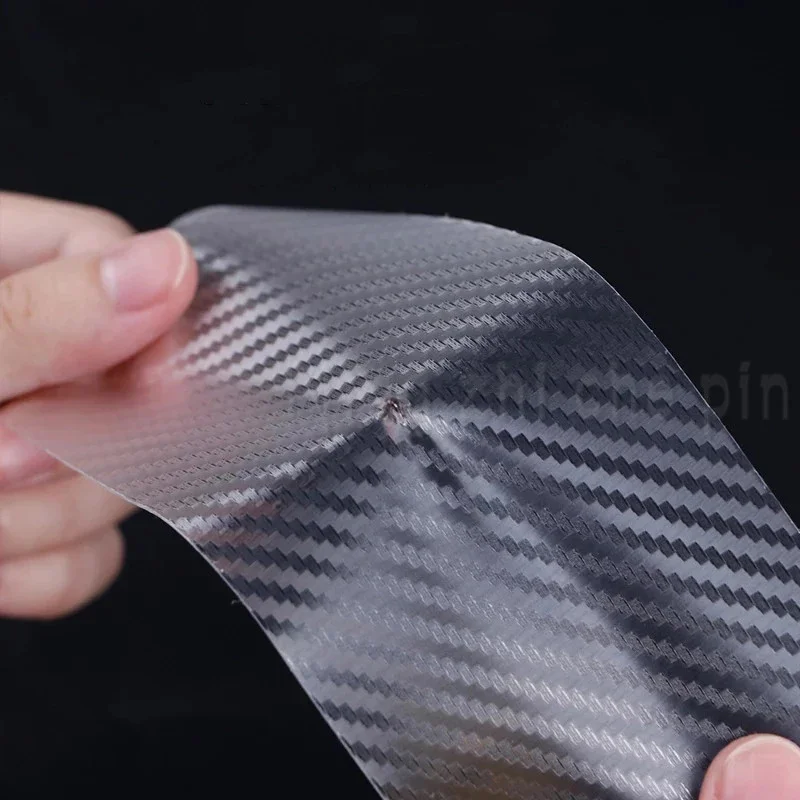 

High quality K5D Transparent carbon fiber Car Door Protector Stickers Anti Scratch Tape Auto Trunk Sill Scuff Protector Film