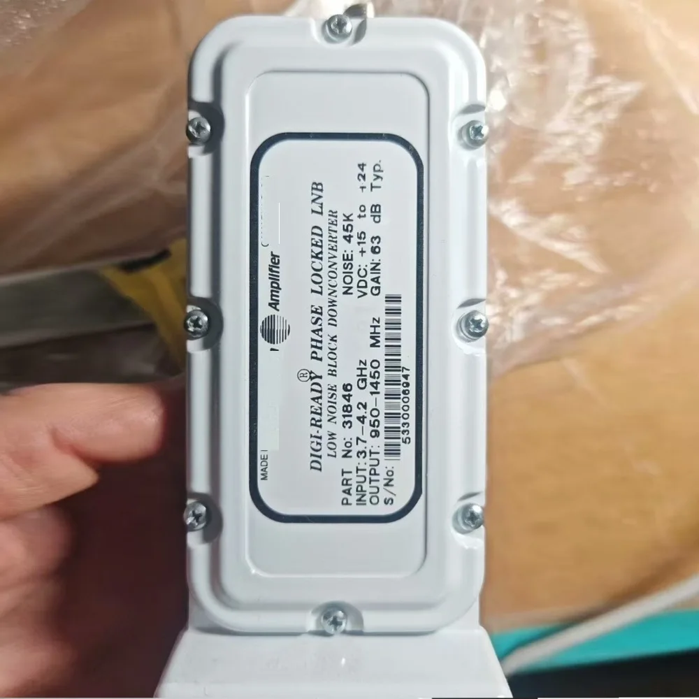 LNB de banda C 5G 45K con amplificador, preparado para digitalización, bloque convertidor de fase bloqueada de 45K, de bajo ruido
