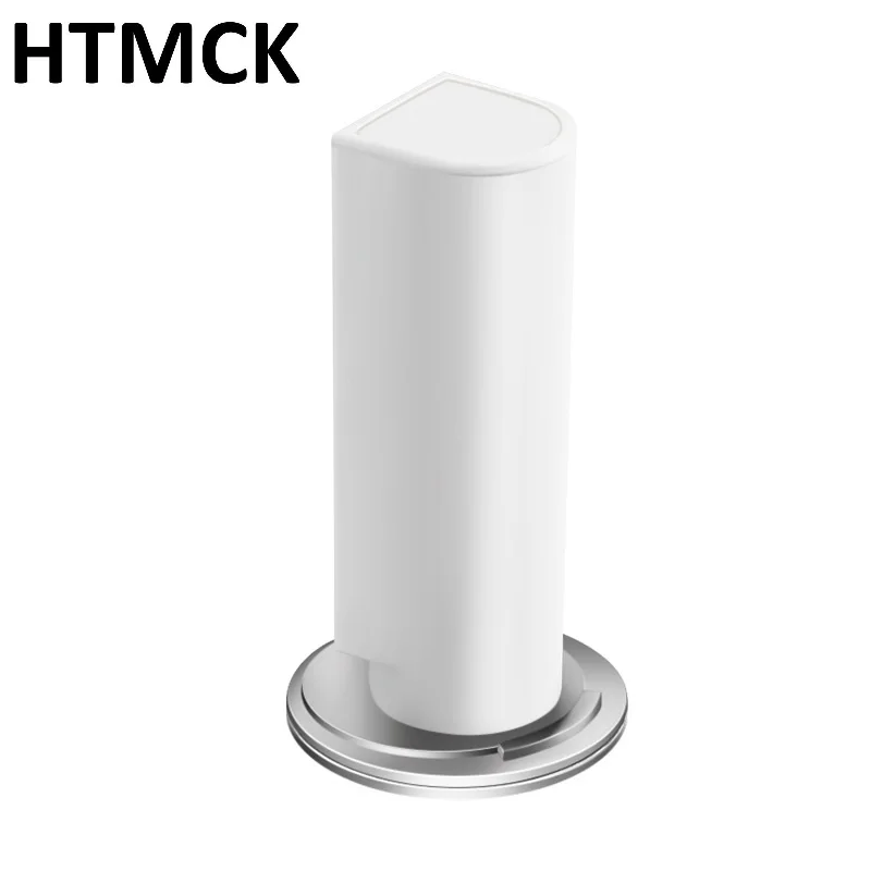 Heavy Duty Magnetic Door Stopper Stainless Steel Black Nail-Free Suction Door Holder Door Hardware