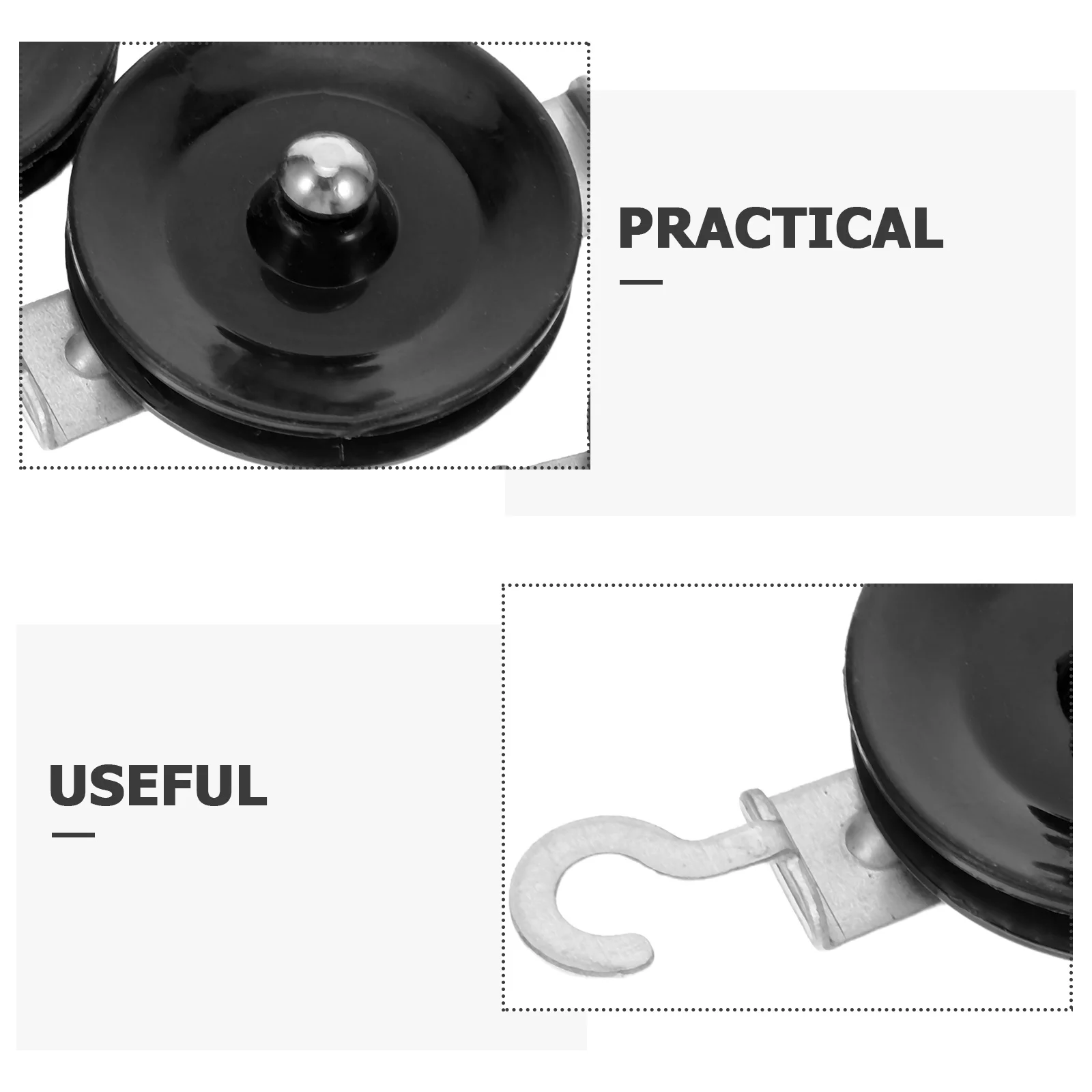 1 set 1 Set Laboratory Single Double Pulley Physics Education Tool Easy Assembly Sturdy Pulley Wheel Kit For Classroom Science