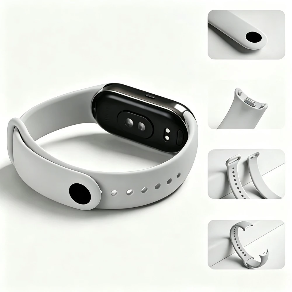 Armband für Xiaomi Mi Band 10 9 8 NFC MiBand 10 Ersatzband Correa Silikon Sport-Armband Pulsera Mi Band 10 Uhrenarmband – Detail 6