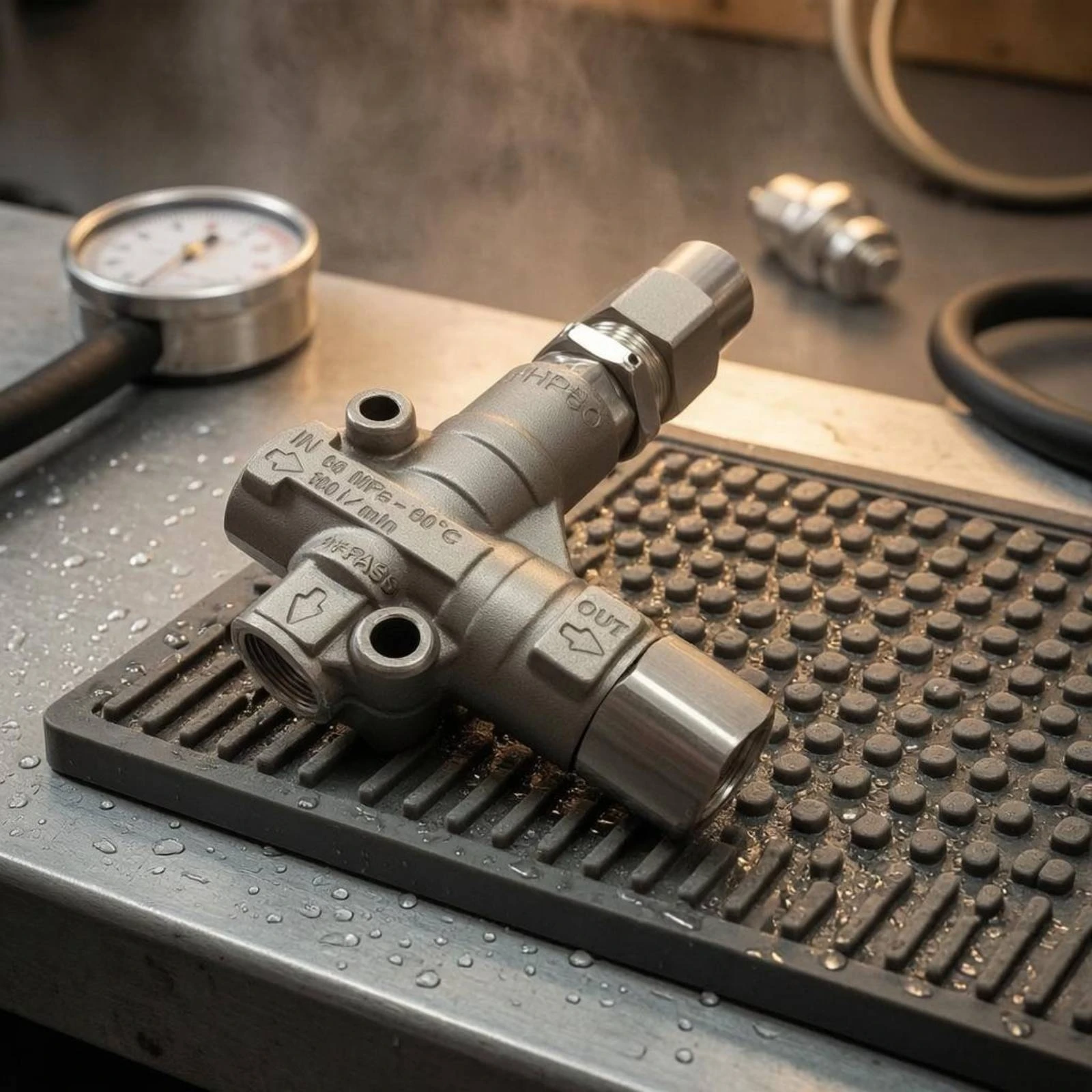 Pressure Regulating Valve Adjustable Washer Pump Valve