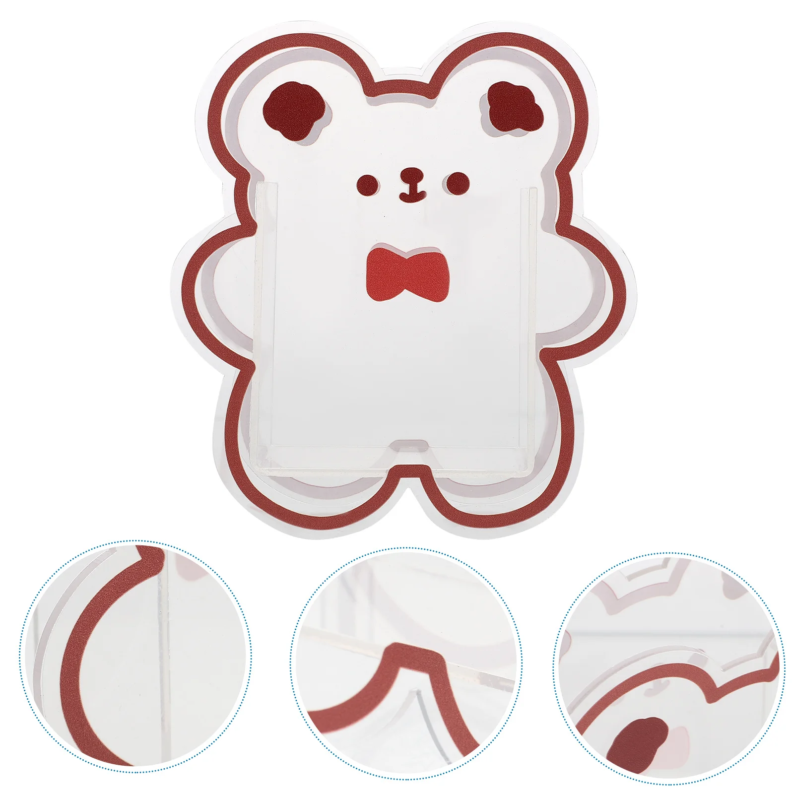 

Clear Acrylic Makeup Brush Holder Pen Holder Desktop Organizer Pencil Storage Stand Office Home Stationery Box Transparent