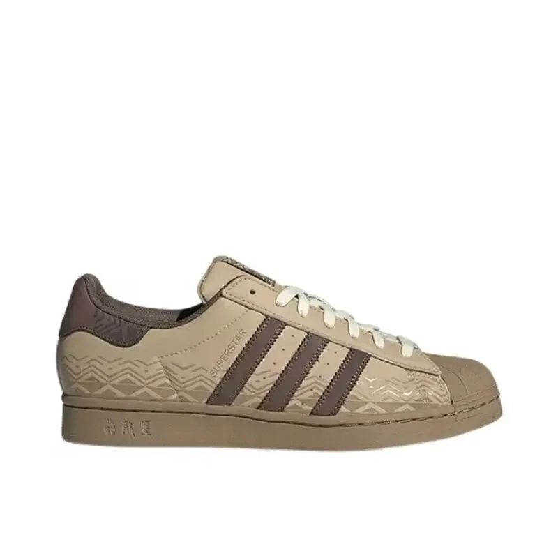 Adidas Superstar Man and Women's Comfortable, Fashionable, Non Slip, Wear-resistant, Casual Low Top Board Shoes