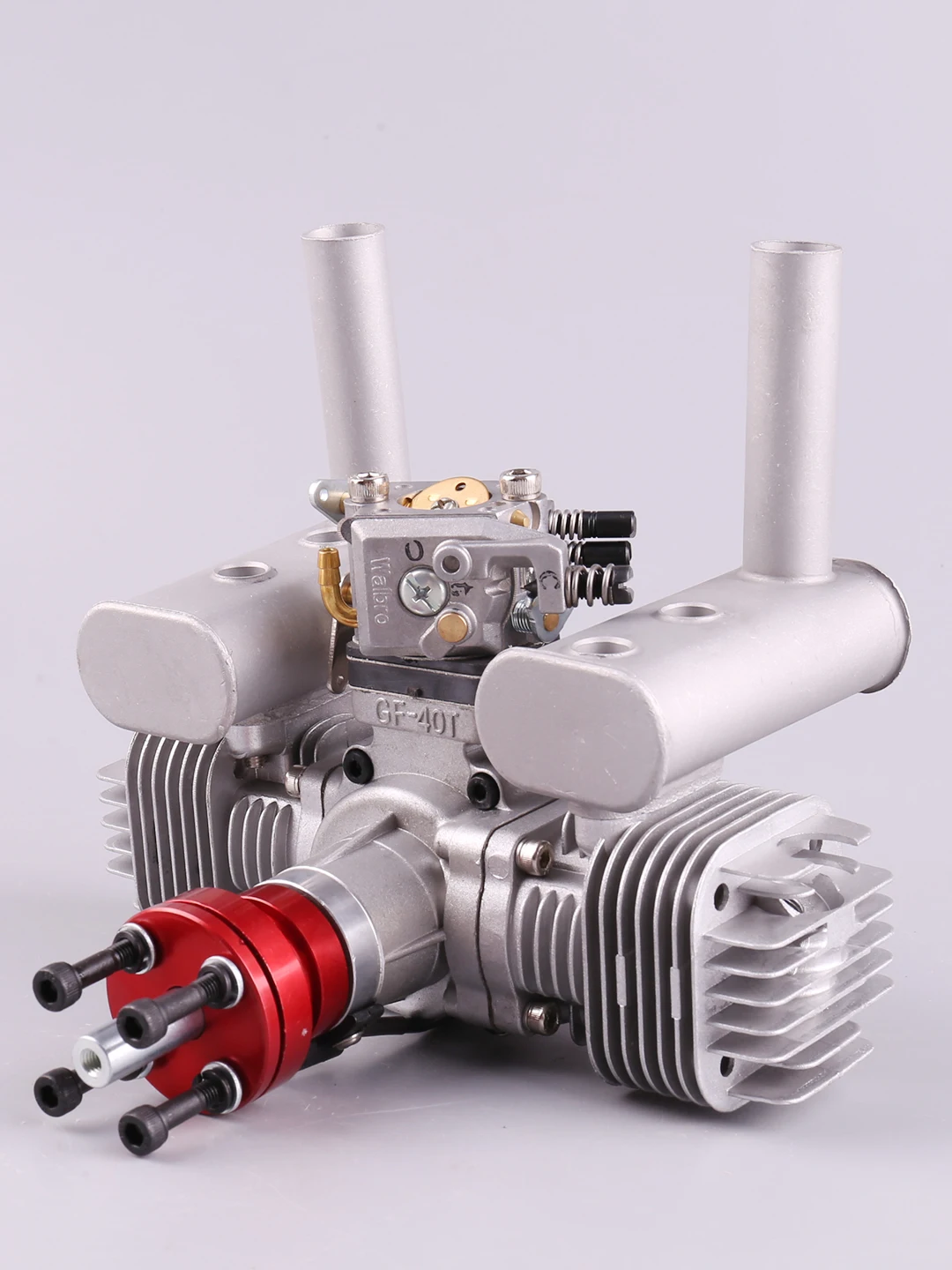 RCGF 40cc Twin Cylinder Petrol/Gasoline Engine 40ccT Dual Cylinder with Muffler/Igniton/Spark Plug for RC Model Airplane