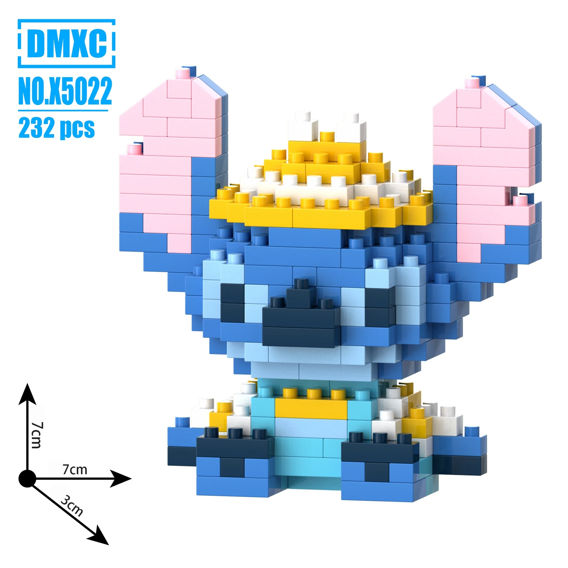 6cm High Particle Building Blocks Assembly Toys mini desktop Ornaments Room Decoration Halloween Christmas Anime cartoon Kawaii