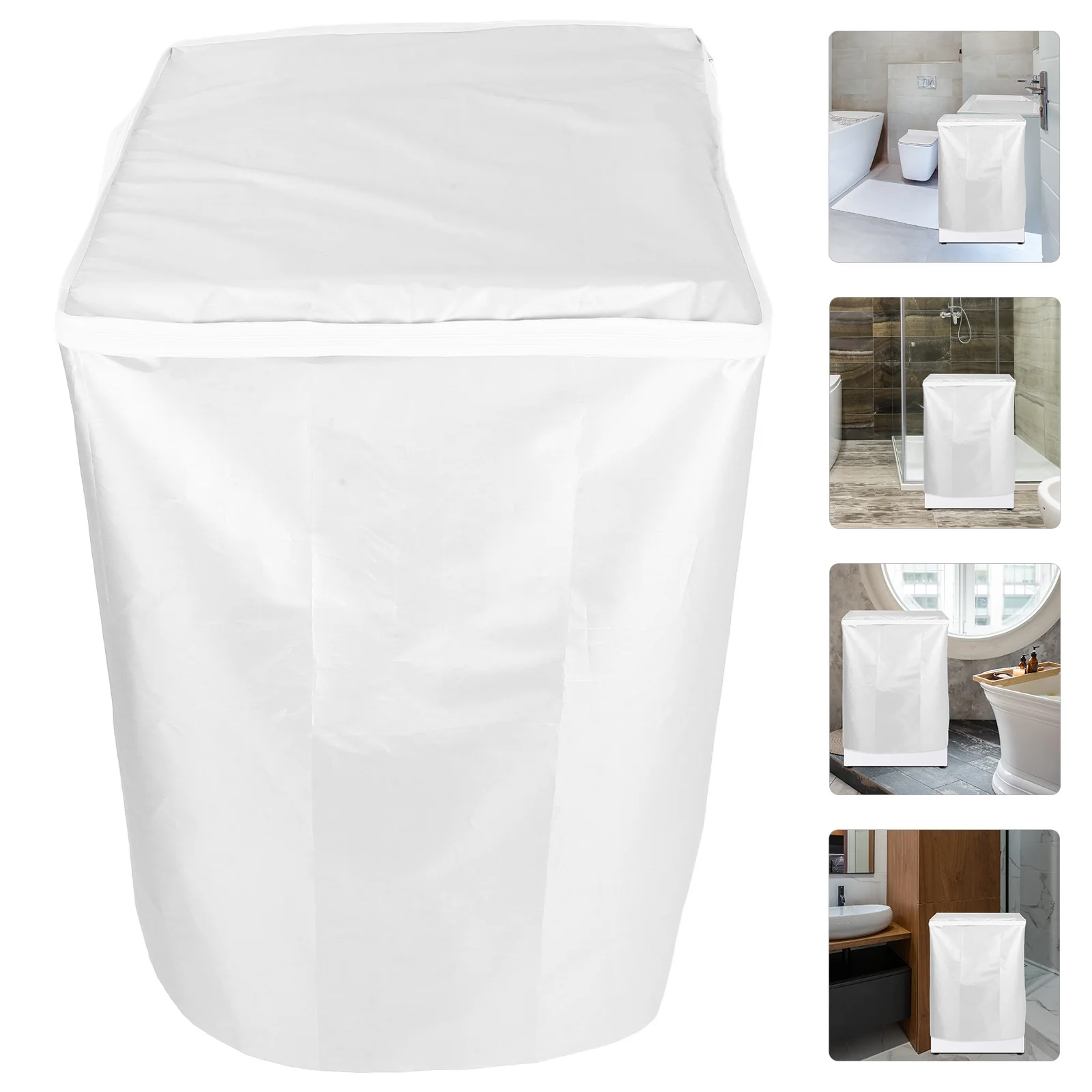 

Waterproof and Sunproof Washing Machine Cover Universal Fit for Most Models Dust Rain Uv Protection Outdoor Appliance Cover