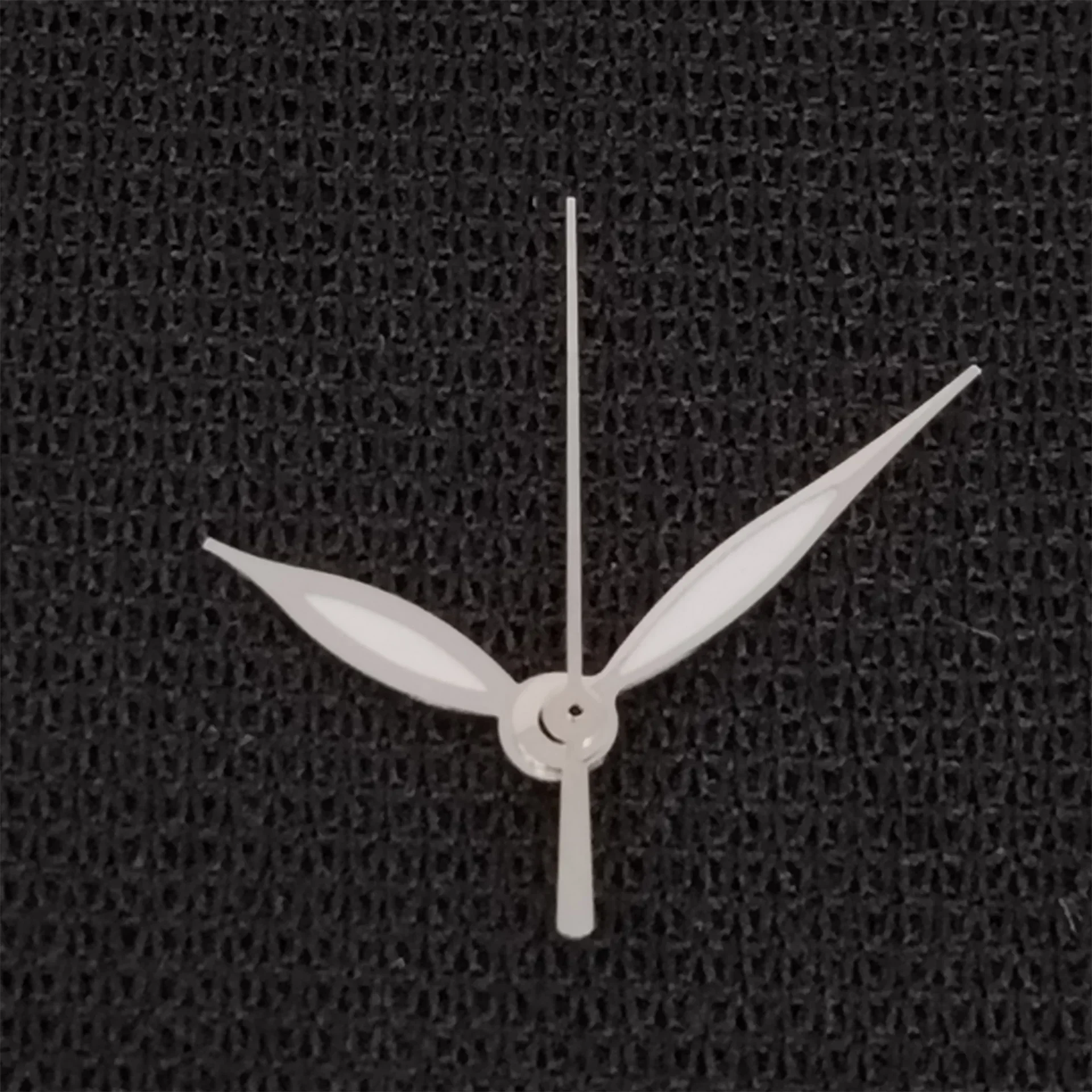 Стрелки часов NH35, золотые и серебряные, бамбуковые стрелки в форме листа с зелеными светящимися аксессуарами для часов NH35 NH36 Механизм