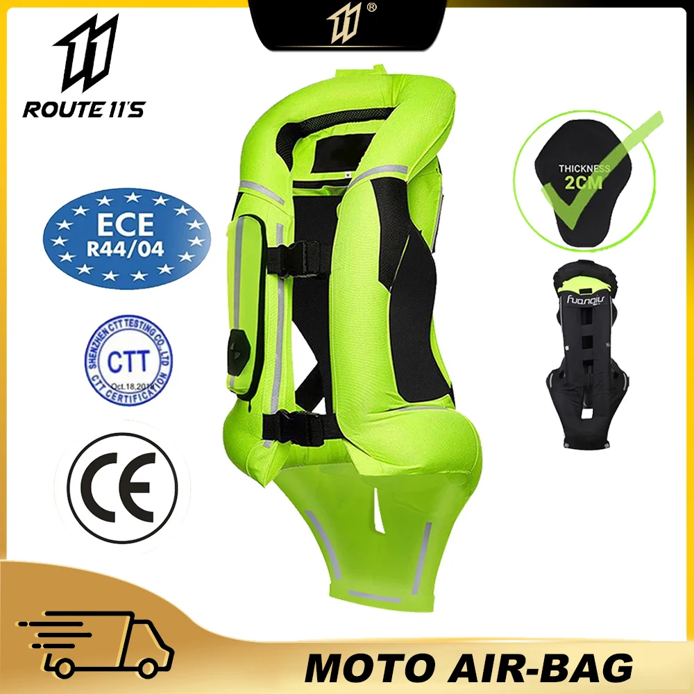 Motorcycle Air Bag Moto Airbag Vest Motocross Racing Airbag Protective CE Motorcycle Jacket Reflective Vest Safety Reflective