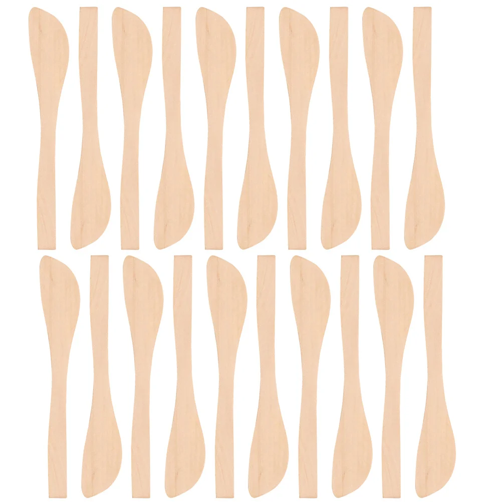 

20pcs Dumpling Stuffing Spoon Wooden Filling Tool For Kitchen Wonton Making Convenient Food Scoop Practical Baking Utensil