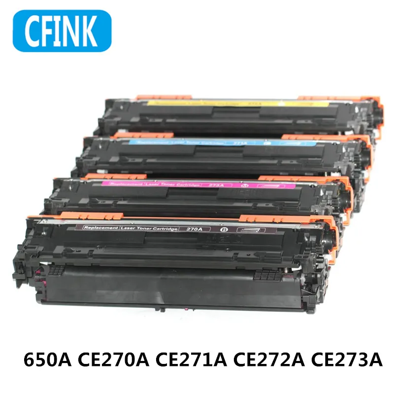 650A CE270A CE271A CE272A CE273A Toner Cartridge For HP CP5520 5525n 5525dn 5525xh cp5525xh M750dn Printer With Chip