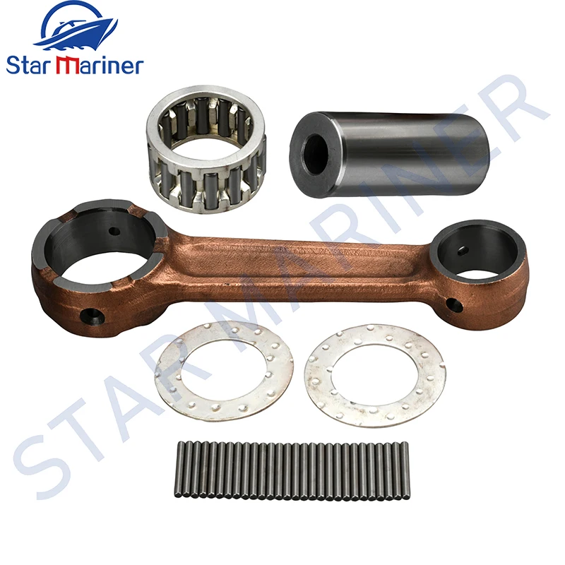 

6F5-11650 Connecting Rod Kit for Yamaha Outboard 40HP 2 Stroke 6F5-11651 6F6-11650-00 Boat Engine Accessories