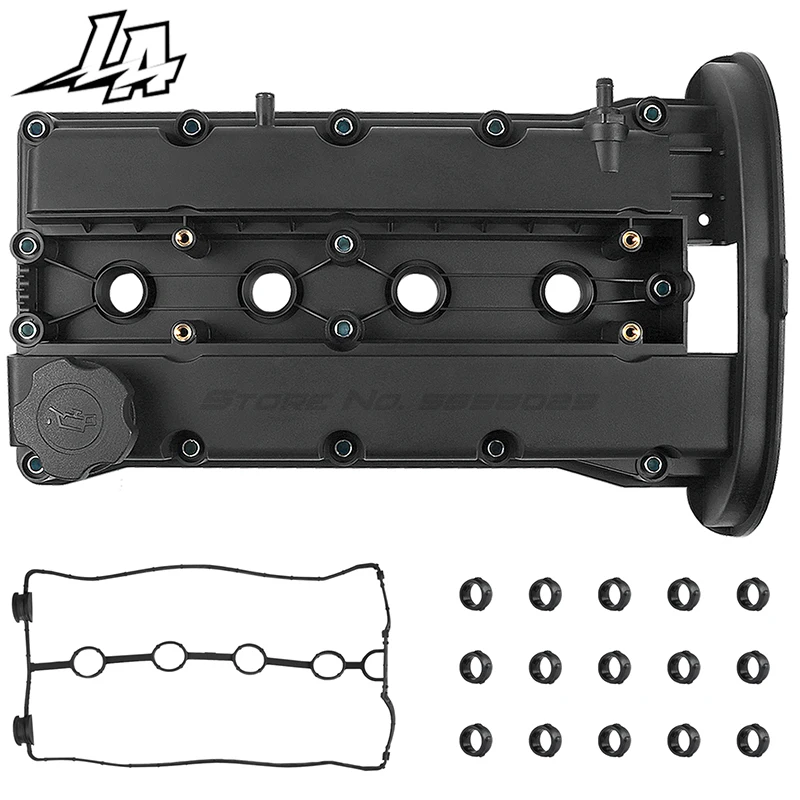Rocker Valve Cover 25192208 25185117 for Chevy Aveo Cruze Lacetti Holden Barina 1.6L Petrol A14NET F16D3 Engines (2003-2016)