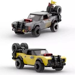 Bricklink MOC Mad Max Camaroed Racing Muscle Car Vehicles Speed Vehicles Racer Sets Building Blocks Kid Toys Christmas Gift
