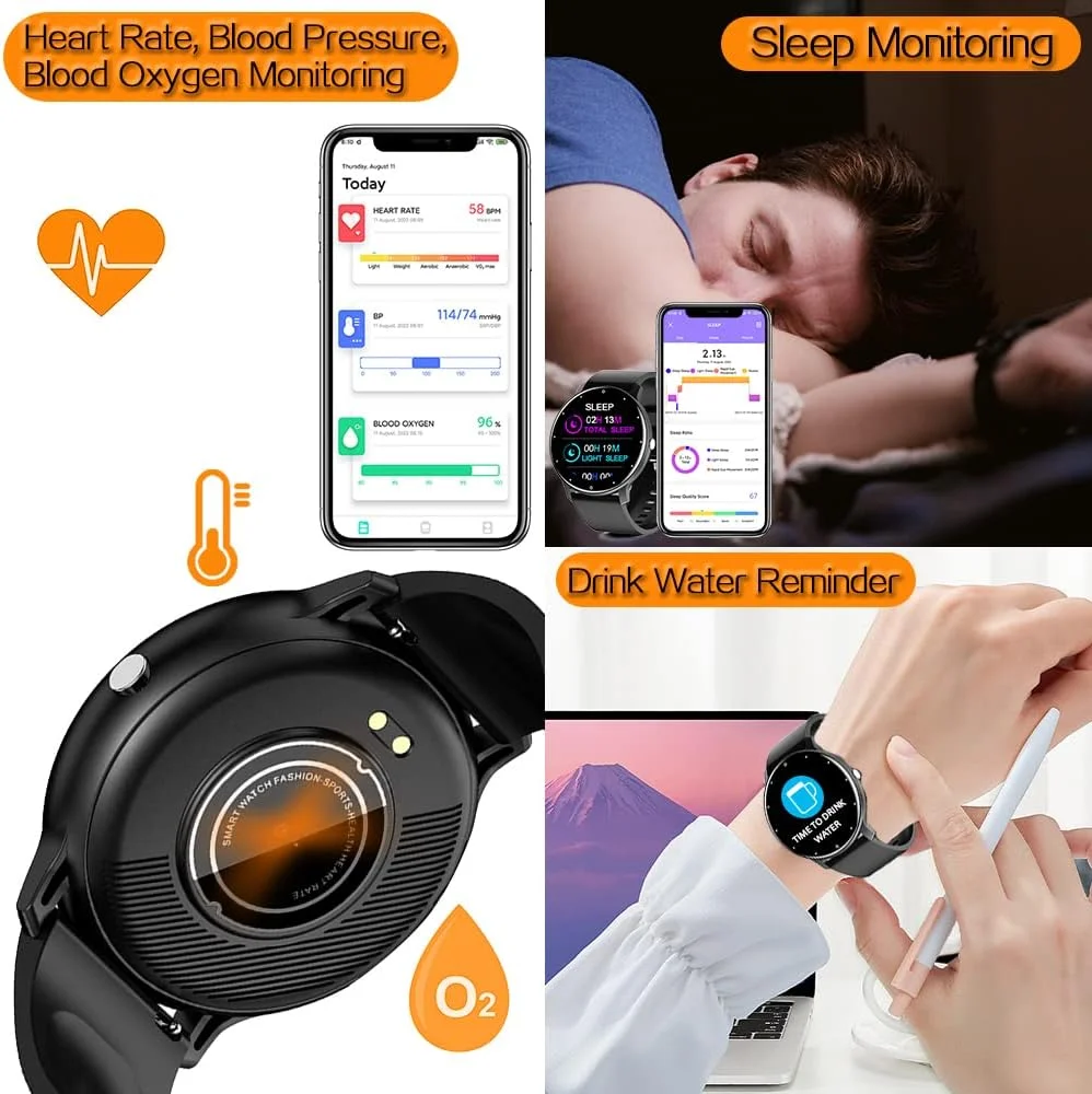 Relógio inteligente slim para - Smartwatch Slim Watches For Men avaliação e preço