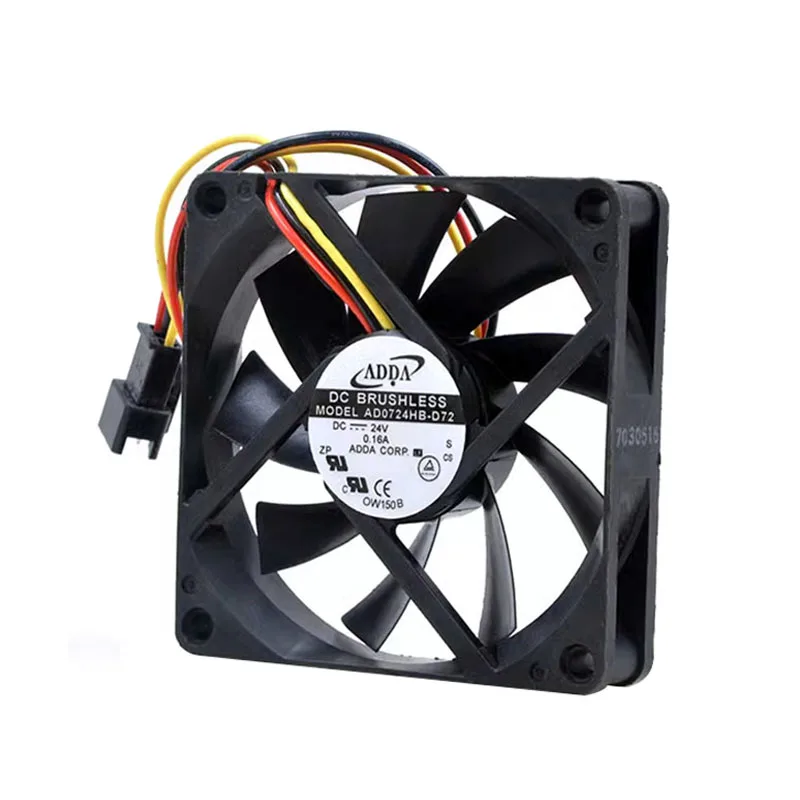 الأصلي AD0724HB-D72 24V 0.16A 7015 70*70*15 مللي متر جديد مروحة التبريد المبرد #2