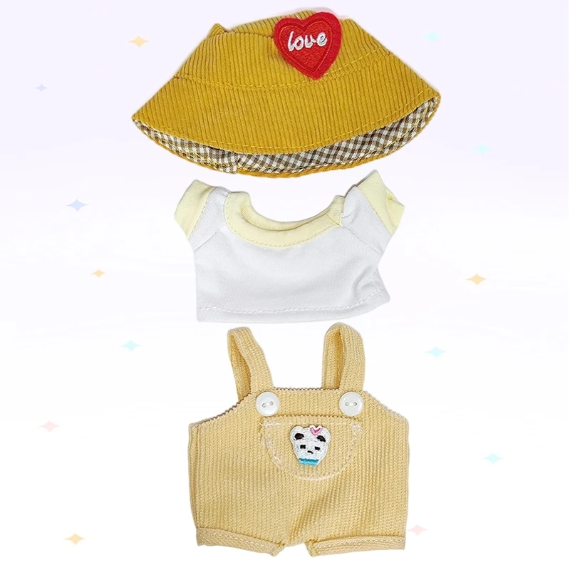 미니 인형 옷 복장 액세서리 17cm Labubu V2 V1 인형 의류 다른 스타일 코스프레 드레스 아이 장난감 선물