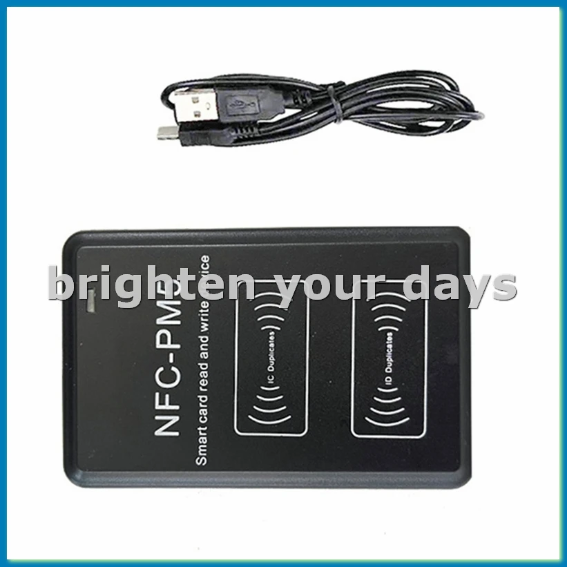

IC/ID Reader Writer NFC Encryption Decoding Duplicator 125KHz 13.56MHz Frequency Copier RFID Card Reader-ABRM