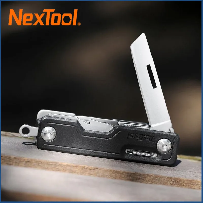 Nextool 10 in 1 Multi Tools Mini Multifunction Folding Knife Scissors Screwdriver Fruit Camp Tool Outdoor Survive Sharp Cutter