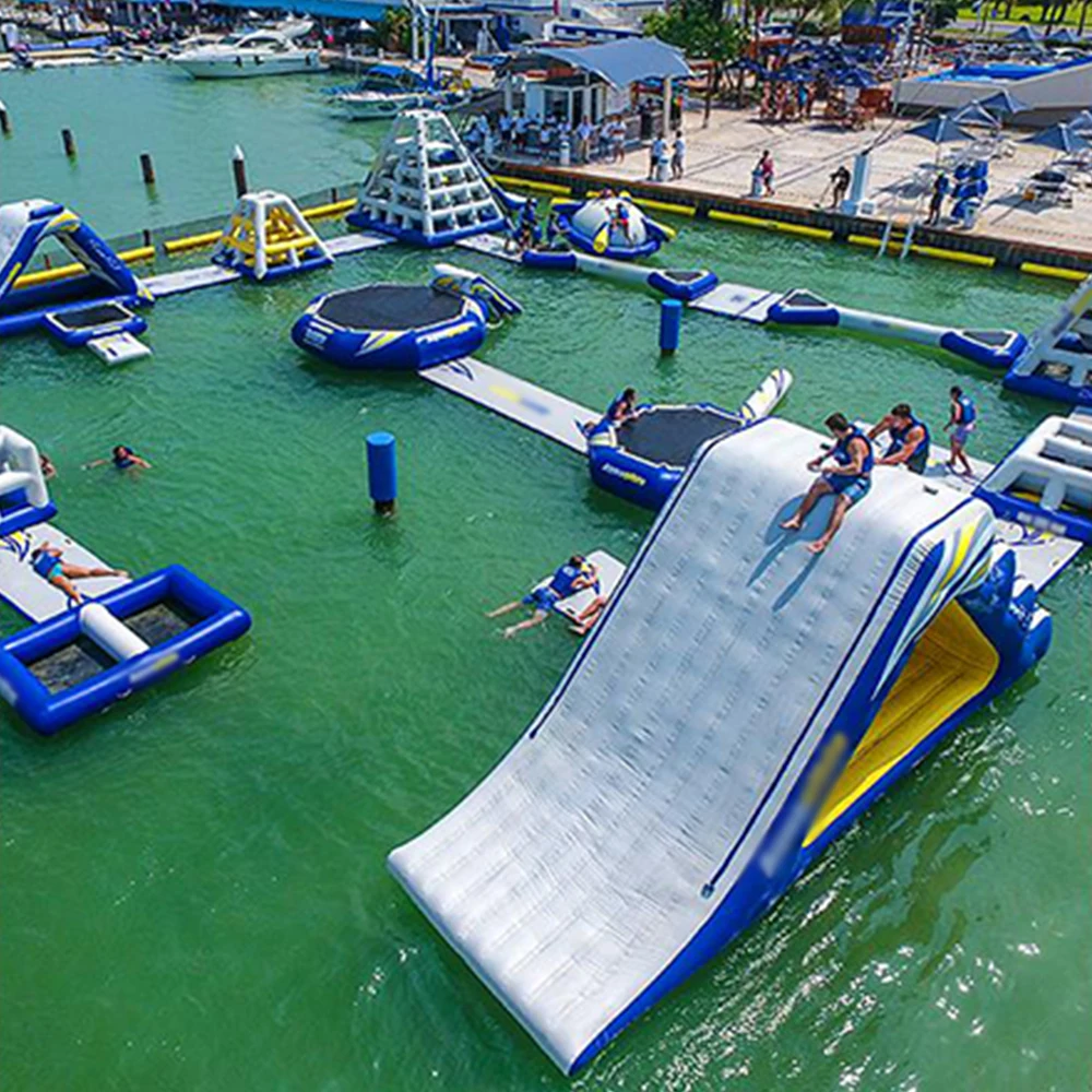！@THL Brand China Manufacturer Inflatable Pump for Park High Temperature Floating Water Amusement Park PVC Material Custom Color