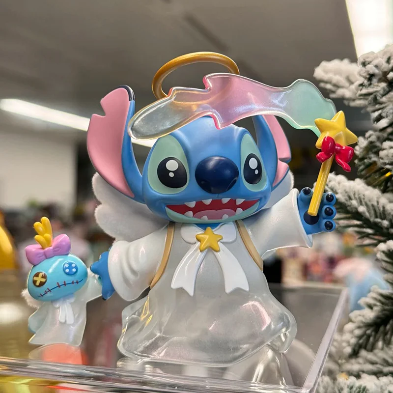 Disney stitch maluco diário série caixa cega anime figura criativa boneca ponto coleção modelo kawaii figura de ação brinquedo surpresa