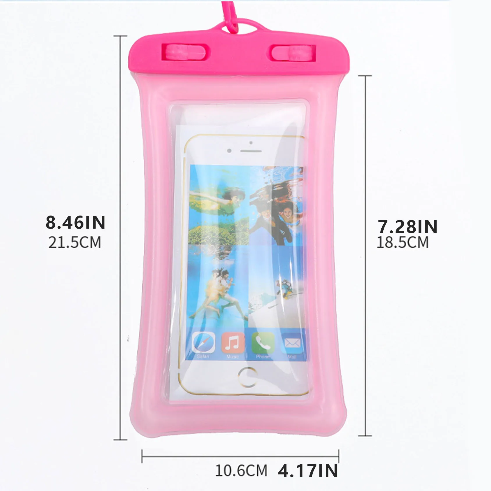 Inflate Waterproof Phone Case Swimming Water Proof Bag Universal Underwater Phone Protector Pouch PV Cover for iPhone