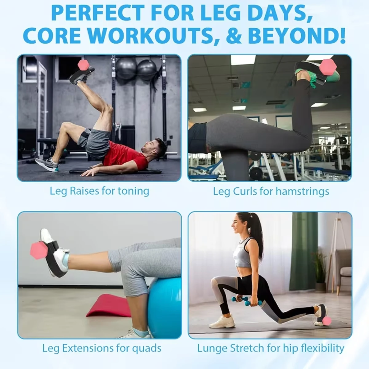 1/2 Stück Tibialis-Trainer Hantel-Fußgurt Verstellbare Knöchelgewichte Beinmuskel-Krafttraining Workout – Detail 4